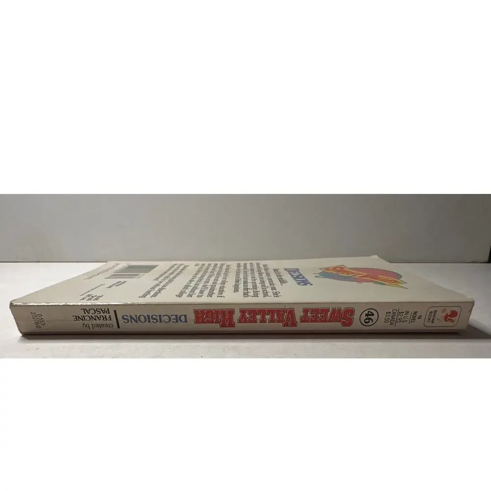 Sweet Valley High 1ST Edition First Print Book #46 Decisions Vintage 1980's